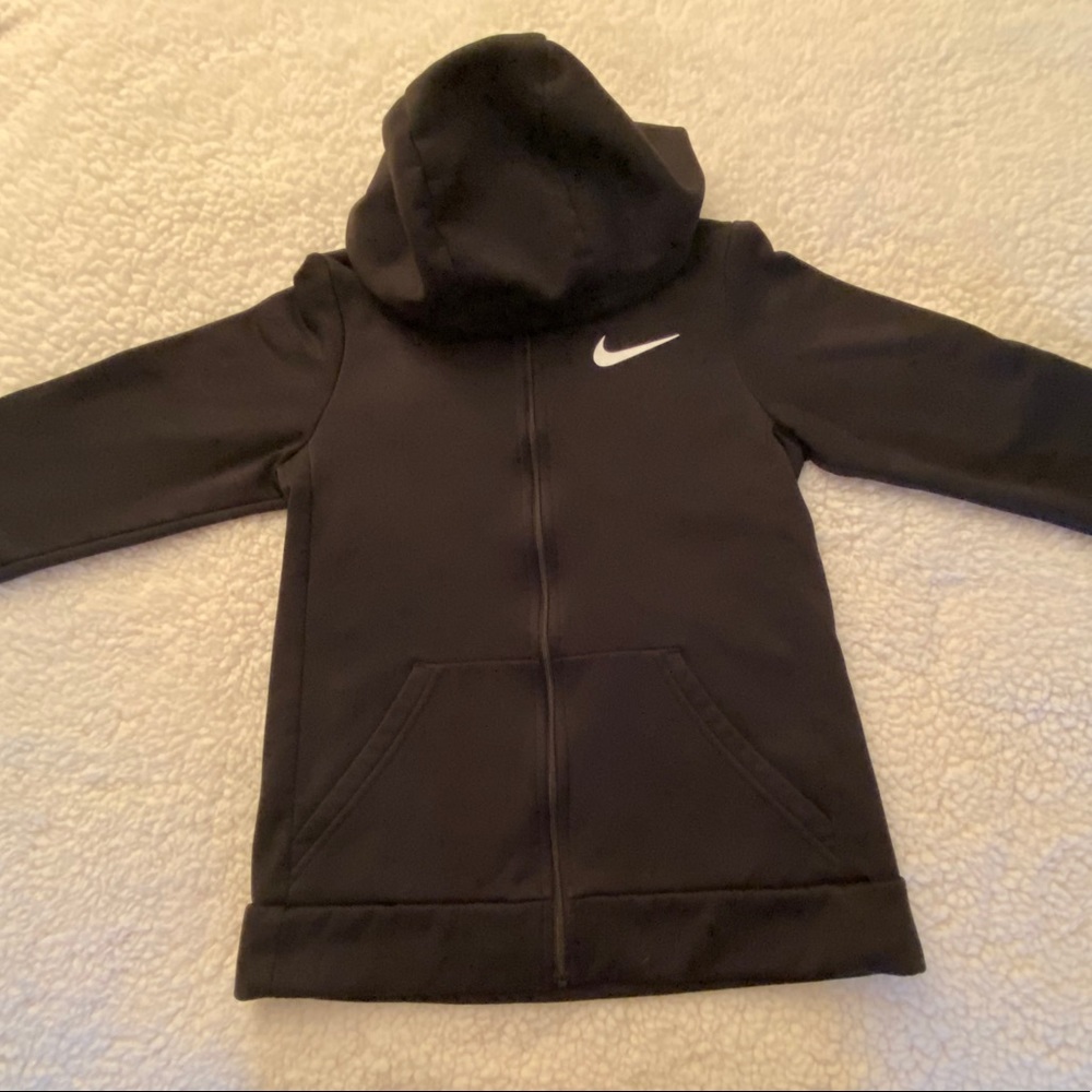 Black Nike zip up hoodie